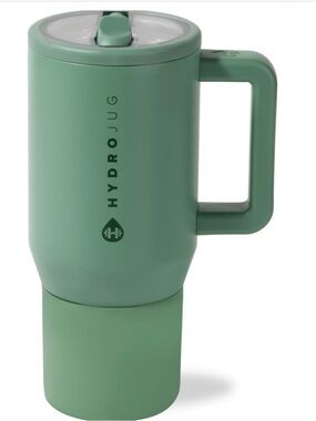 HydroJug Sage Green Insulated Travel Mug with Handle 20oz